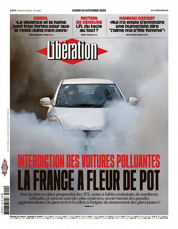 Libération du Lundi 24 Octobre 2022