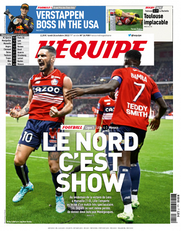 L’equipe du Lundi 24 Octobre 2022