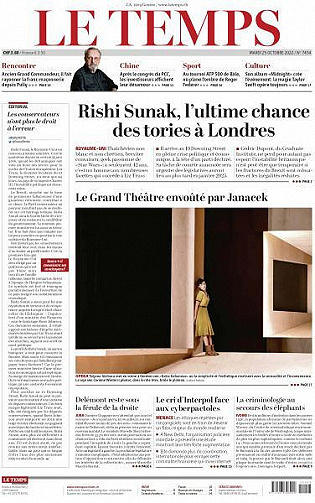 Le Temps - 25 Octobre 2022