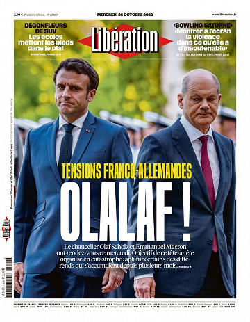 Libération du Mercredi 26 Octobre 2022
