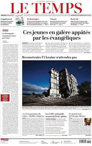Le Temps - 26 Octobre 2022