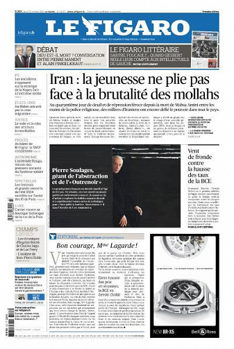 Le Figaro du Jeudi 27 Octobre 2022