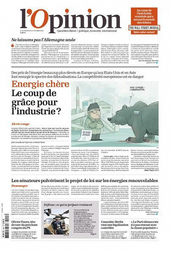 L’Opinion - 27 Octobre 2022