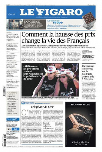 Le Figaro du Vendredi 28 Octobre 2022