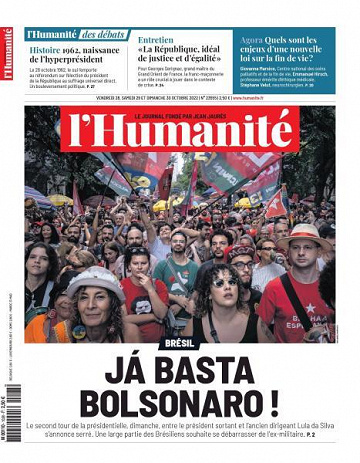 L’Humanite - 28-30 Octobre 2022