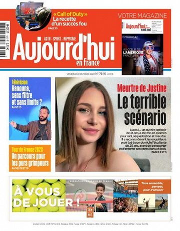 Aujourd’hui en France - 28 Octobre 2022