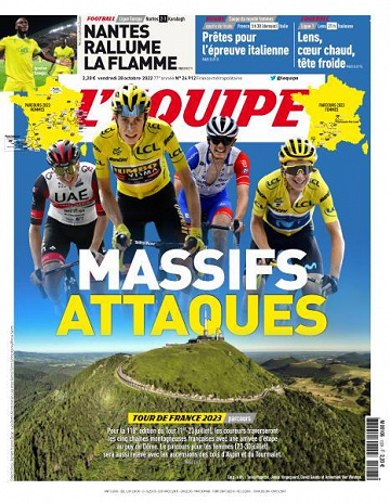 L’equipe du Vendredi 28 Octobre 2022