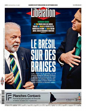 Libération du Samedi 29 et Dimanche 30 Octobre 2022