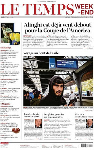 Le Temps - 29-30 Octobre 2022