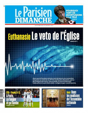 Le Parisien du Dimanche 30 Octobre 2022
