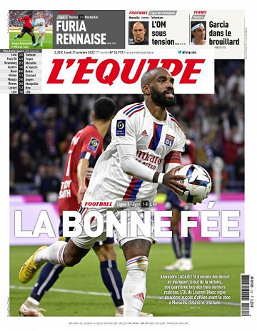 L’equipe du Lundi 31 Octobre 2022