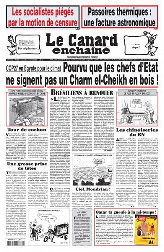 Le Canard enchaîné - 2 Novembre 2022