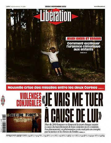 Libération du Jeudi 3 Novembre 2022