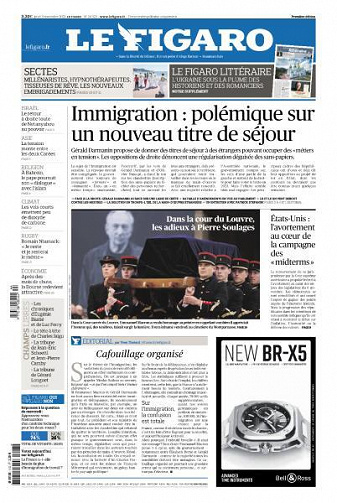 Le Figaro du Jeudi 3 Novembre 2022