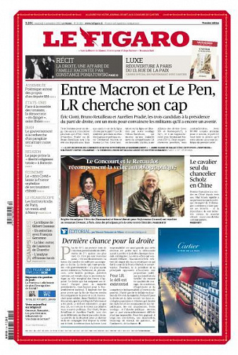 Le Figaro du Vendredi 4 Novembre 2022