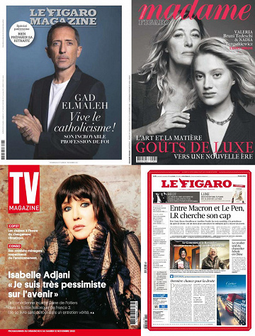 Pack Le Figaro et ses 3 suppléments - Vendredi 4 Novembre 2022