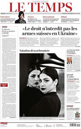 Le Temps - 4 Novembre 2022