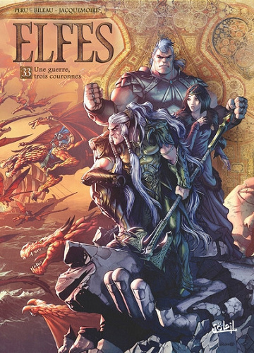 Elfes –  Tome 33 - Une guerre, trois couronnes (2022)