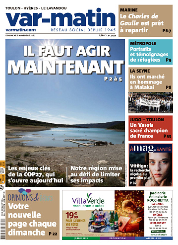 Var-Matin - Dimanche 6 Novembre 2022