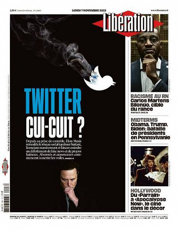 Libération du Lundi 7 Novembre 2022
