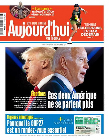 Aujourd’hui en France - 7 Novembre 2022