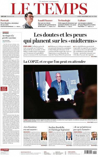 Le Temps - 7 Novembre 2022