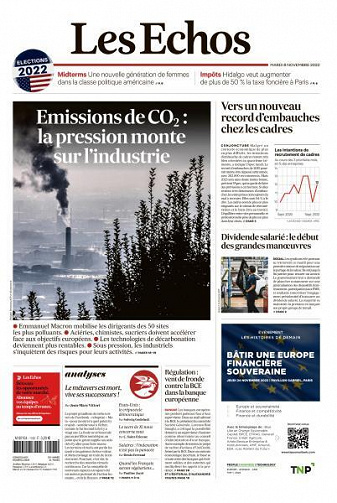 Les Echos du Mardi 8 Novembre 2022