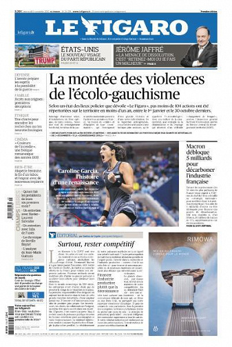 Le Figaro du Mercredi 9 Novembre 2022