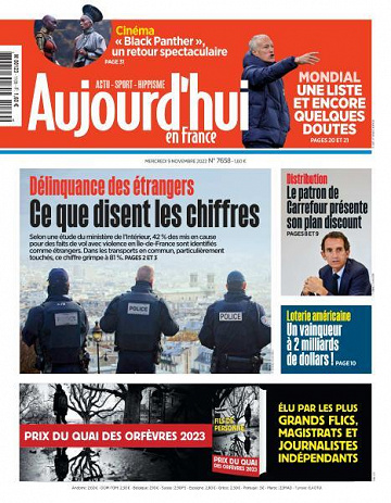 Aujourd’hui en France - 9 Novembre 2022