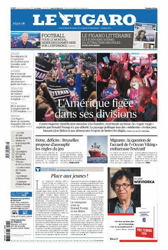 Le Figaro du Jeudi 10 Novembre 2022