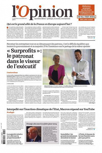 L’Opinion - 14 Novembre 2022