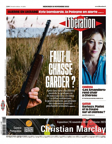 Libération du Mercredi 16 Novembre 2022