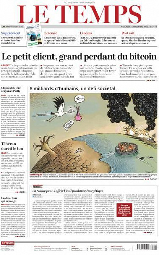 Le Temps - 16 Novembre 2022