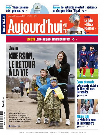 Aujourd’hui en France - 16 Novembre 2022