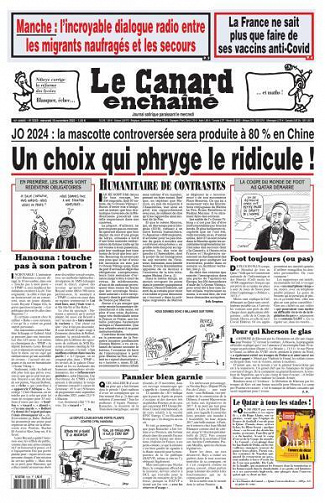 Le Canard enchaîné - 16 Novembre 2022