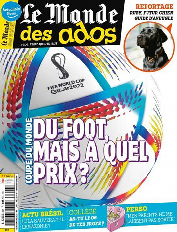 Le Monde des Ados - 16 Novembre 2022