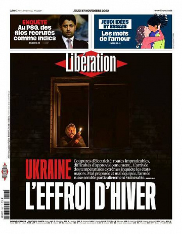 Libération du Jeudi 17 Novembre 2022