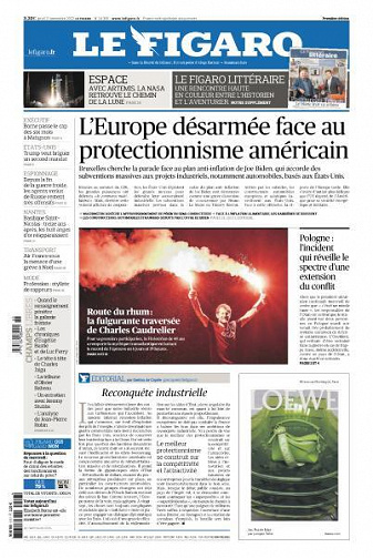 Le Figaro du Jeudi 17 Novembre 2022