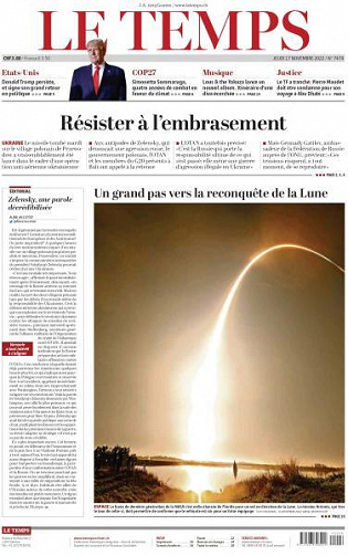 Le Temps - 17 Novembre 2022