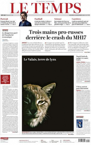 Le Temps - 18 Novembre 2022
