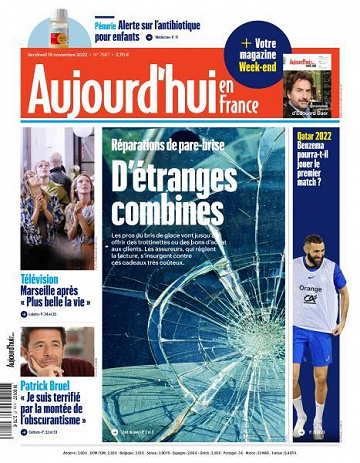 Aujourd’hui en France - 18 Novembre 2022