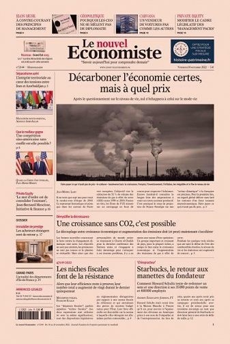 Le nouvel Economiste - 18 Novembre 2022