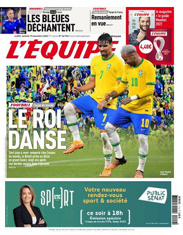L’equipe du Samedi 19 Novembre 2022