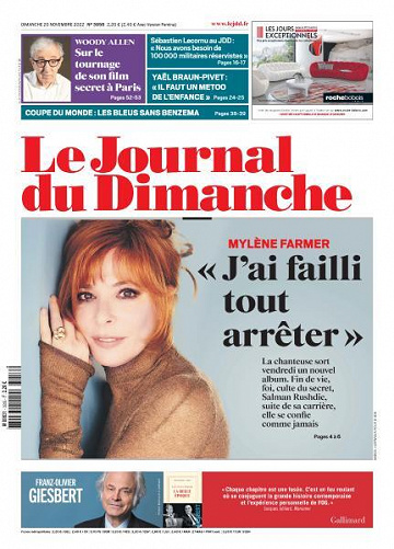 Le Journal du Dimanche - 20 Novembre 2022