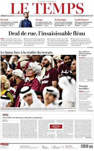 Le Temps - 21 Novembre 2022