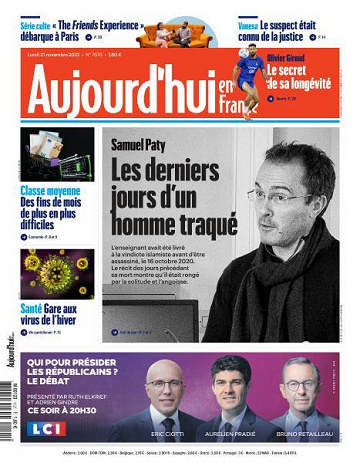 Aujourd’hui en France - 21 Novembre 2022