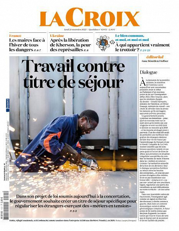 La Croix - 21 Novembre 2022