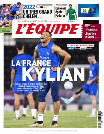 L’equipe du Lundi 21 Novembre 2022