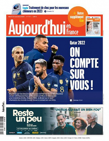 Aujourd’hui en France - 22 Novembre 2022