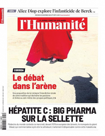 L’Humanite - 23 Novembre 2022
